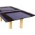 The foam underside of the table tennis top