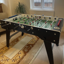 Tekscore Folding Leg Football Table - Black