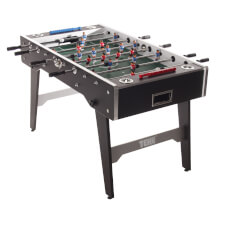 Tekscore Folding Leg Football Table in Black.