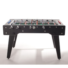 Tekscore Folding Leg Football Table side in Black.