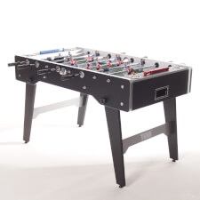 Tekscore Folding Leg Football Table in Black.