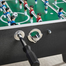 Tekscore Folding Leg Football Table in Black.