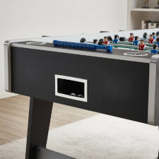 Tekscore Folding Leg Football Table in Black.