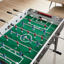 Tekscore Folding Leg Football Table in Black.