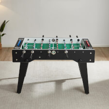 Tekscore Folding Leg Football Table in Black.