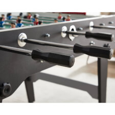 Tekscore Folding Leg Football Table in Black.