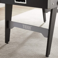 Tekscore Folding Leg Football Table in Black.