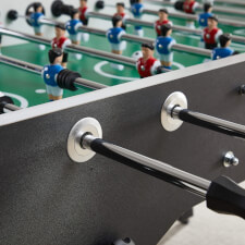 Tekscore Folding Leg Football Table in Black.
