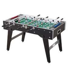 Tekscore Folding Leg Football Table in Black.