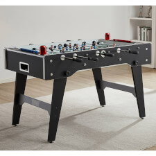 Tekscore Folding Leg Football Table in Black.