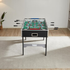 Tekscore Folding Leg Football Table in Black.