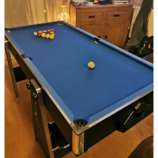 Tekscore 5ft Folding Leg Multi Game Table - Pool