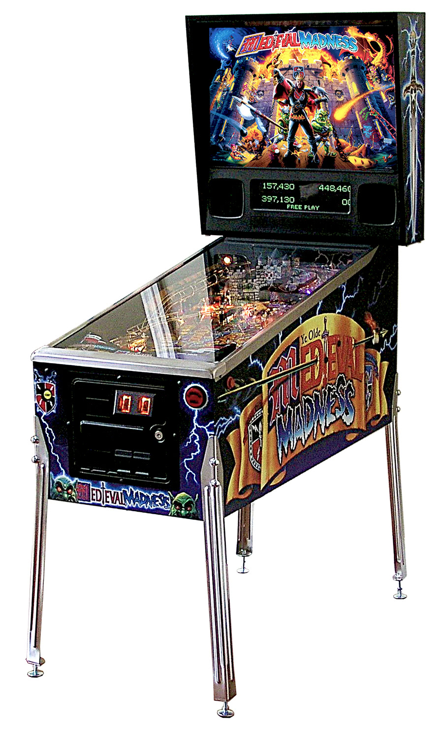 Medieval Madness Remake Pinball Machine Liberty Games