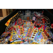 Playfield of the Medieval Madness pinball machine