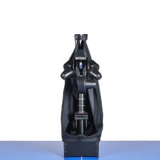 The Butterfly Amicus Table Tennis Practice Robot In The Storage Bag.