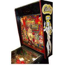 Bally Game Show pinball backboard side view