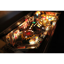 Laser War pinball table playfield