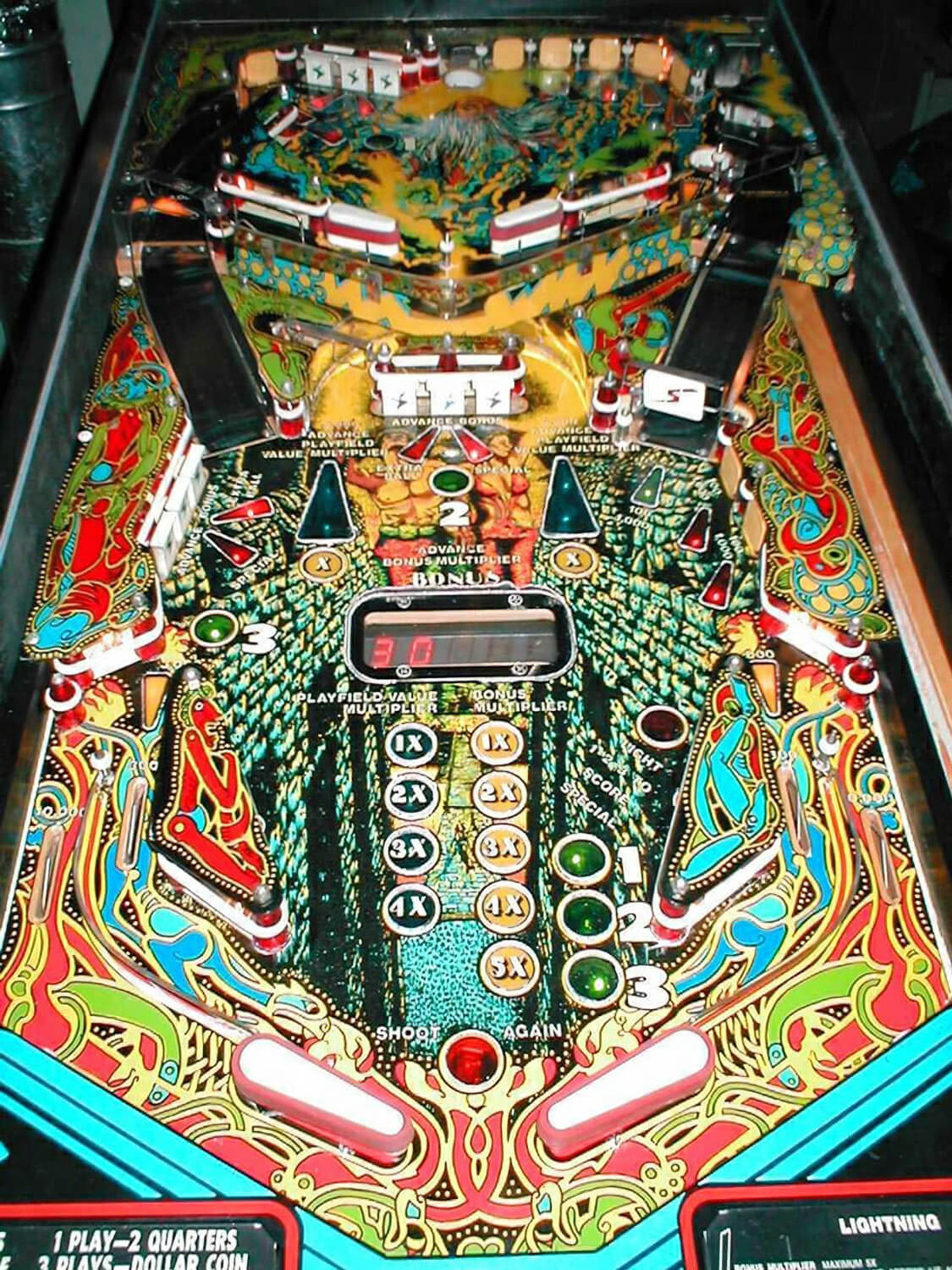 Stern Lightning Pinball Machine For Sale Liberty Games