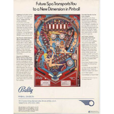 Bally Future Spa instruction sheet.