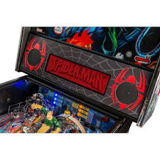 Stern Spider Man Vault pinball machine display