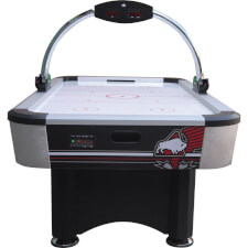 Hurricane air hockey table front view