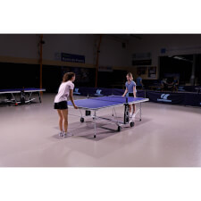 Unfolding the table.