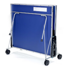 The table in folded position.