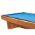 The side of the Dynamic III Slate Bed pool table