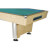 The corner of a Dynamic Triumph Slate Bed pool table
