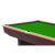 The side of the Dynamic Competition Slate Bed pool table