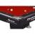 The corner of a Dynamic II Slate Bed Pool Table