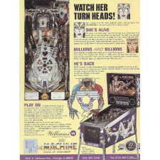 Bride of Pin-Bot flyer (rear)