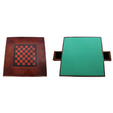 The removable speed cloth top on the Classic card & game table