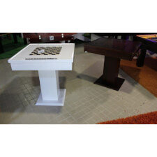 The Classic card and games table comes in a range of colours.