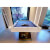 The Zen Luxury Pool Table With Bankers Grey Elite Pro Cloth From Front.