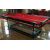 G7 Mode glass pool table in red and black