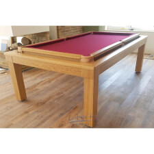 The VIP revolving pool table in oak