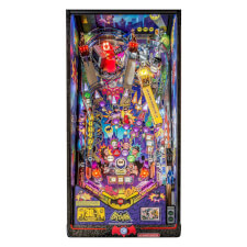 The full Batman 66 pinball machine playfield