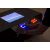 The Galaxy coffee table with backlit fire buttons