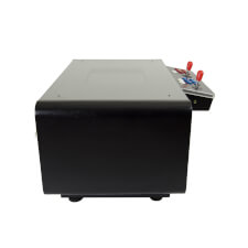 Side view of the Galaxy coffee table arcade