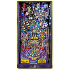 The full playfield on the Stern Aerosmith Premium pinball machine