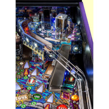 The upper playfield on the Stern Aerosmith Premium pinball machine