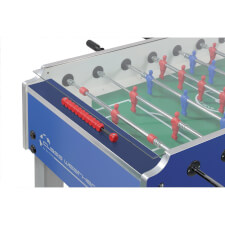 Showing how the glass top can be removed from the Class WP football table