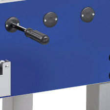The telescopic rods on the Garlando Class WP football table