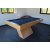 The Houdini pool table with a blue cloth