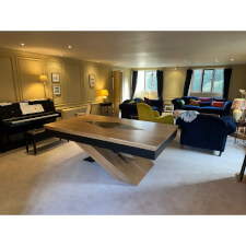 Olympus in 7ft British spec, Matt Oak and Matte Black finish.