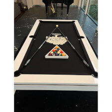 The Olympus in White with custom cloth.