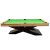The Olympus pool table with Oak veneered body & black legs