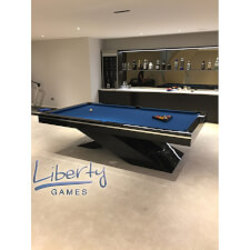 The Olympus slate bed pool table installed by Liberty Games