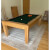 The Precision pool table.